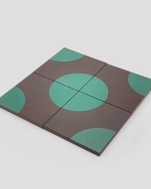 Pepas Verde Oscuro –  10×10